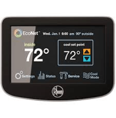 Black Econet  WIFI Thermostat — Beaver Falls, PA — Johnson’s Heating & Cooling, LLC