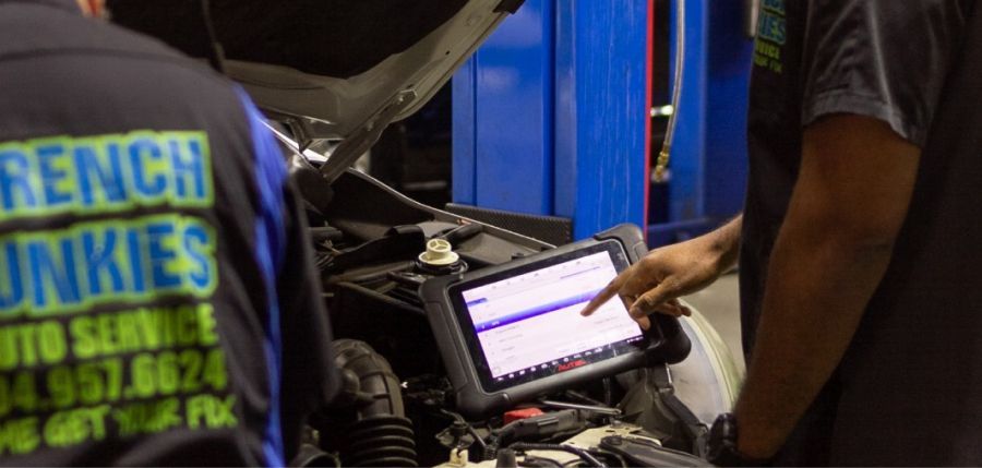 Our Mechanic Inspects Vehicle in Lilburn, GA - Wrench Junkies