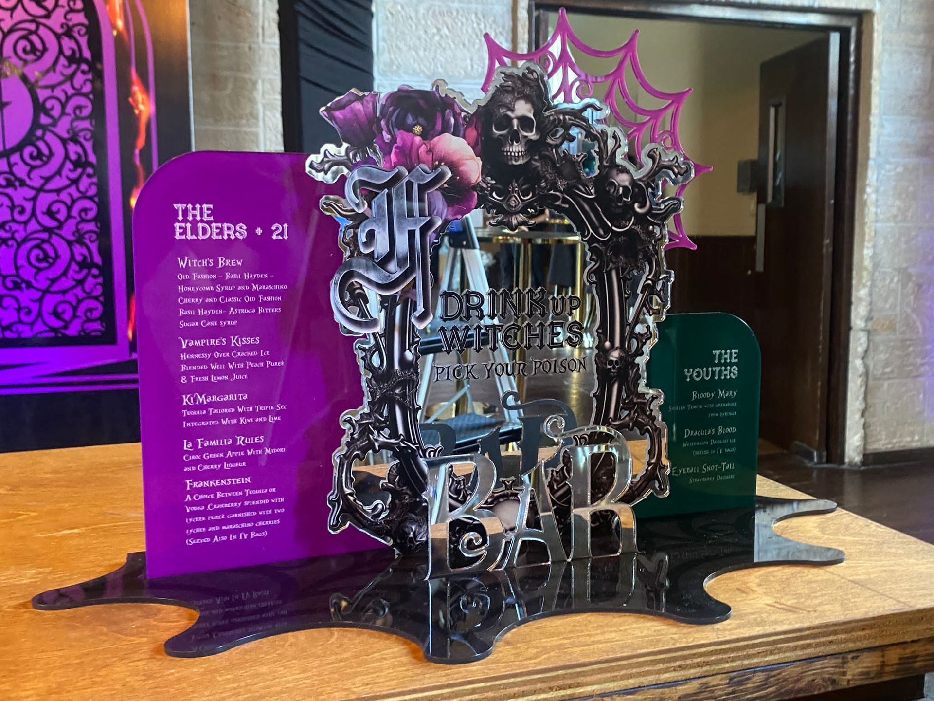 Custom Acrylic Menus