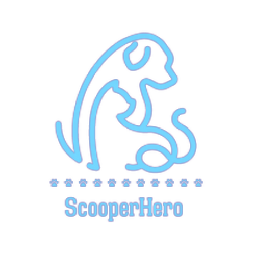 Scooper Hero Pet Waste Removal Logo