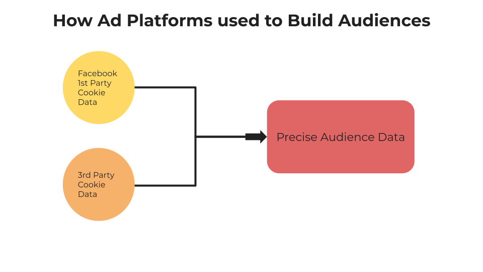 How Ad Platforms used to combine 1st and 3rd Party Cookie Data to create precise marketing audiences