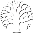 A hand is holding a tree in a green circle.
