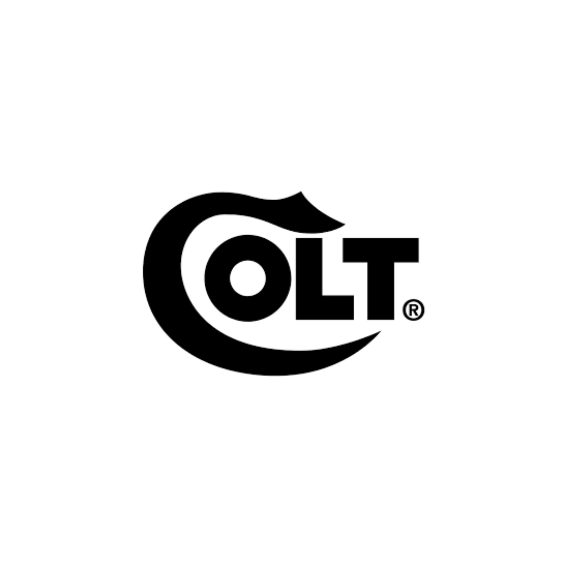 Black Colt logo with stylized “C” and wordmark on a white background
