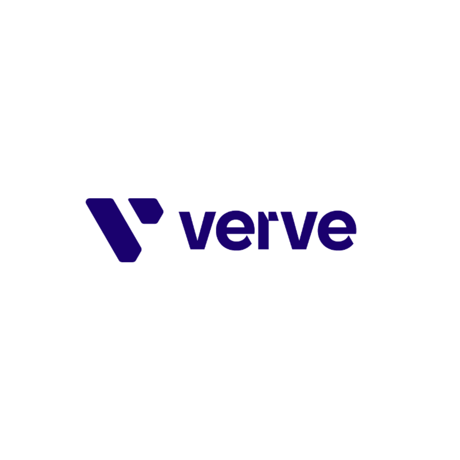 Purple Verve logo on a white background