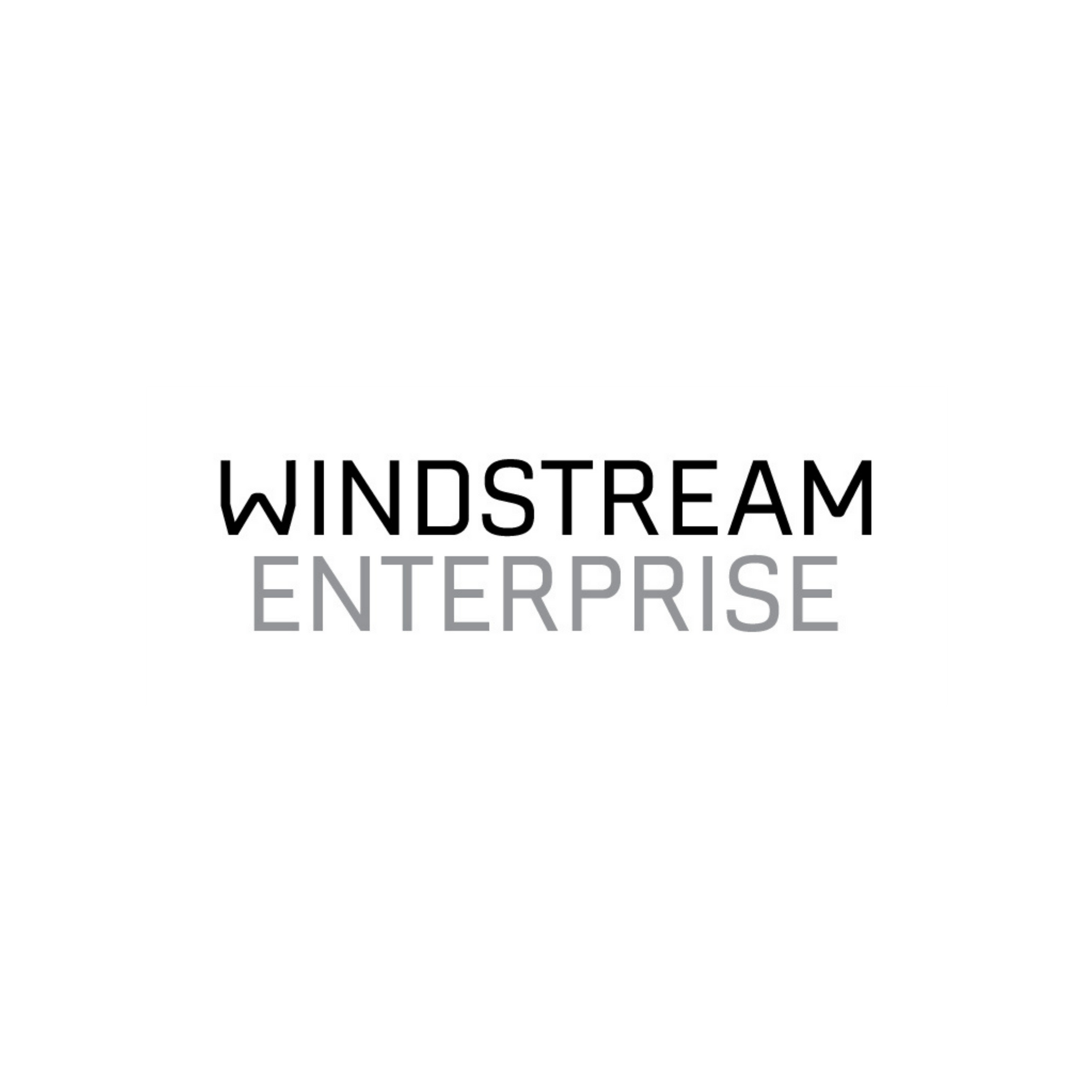 Windstream Enterprise logo in black and gray text on a white background