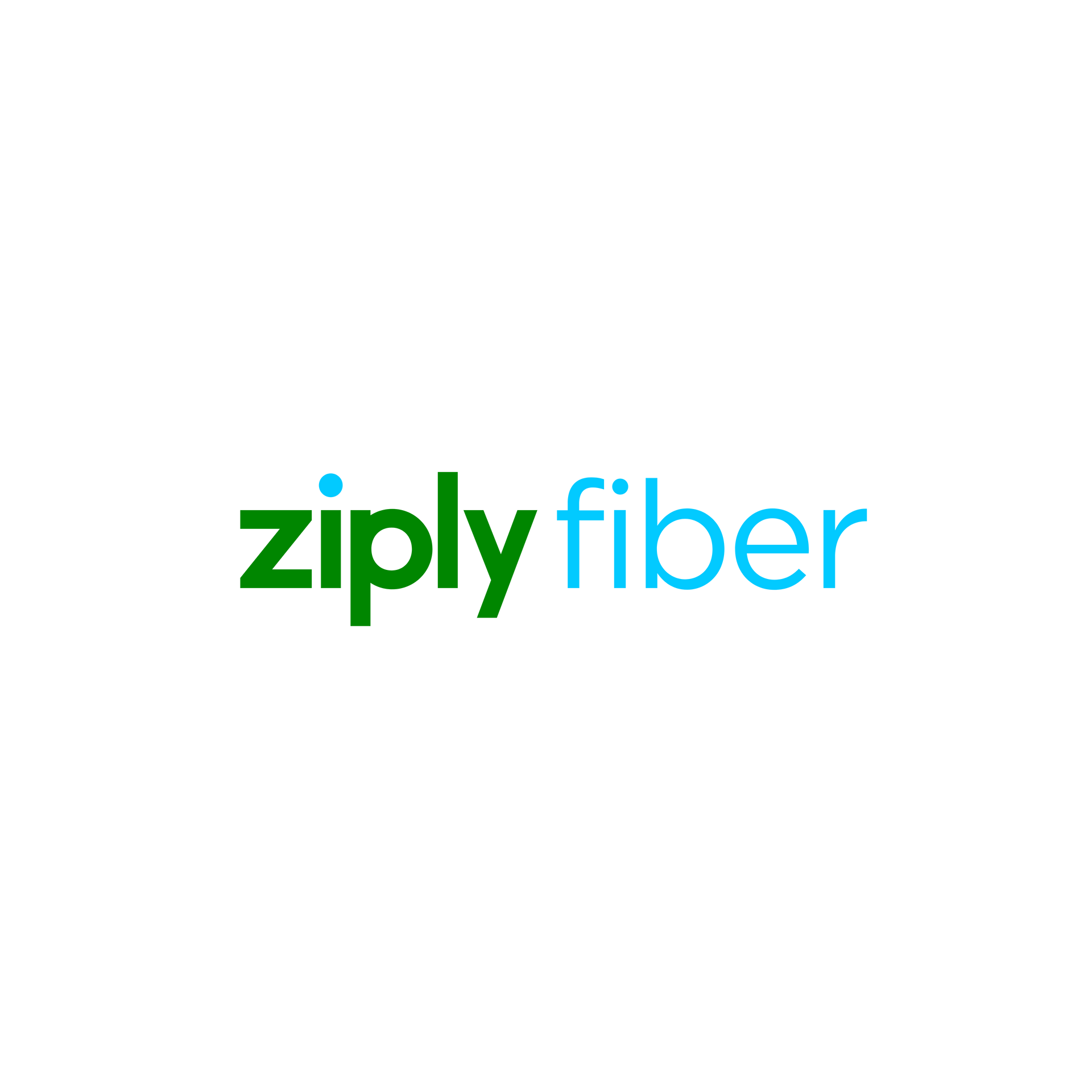 Ziply Fiber logo in green and blue on a white background