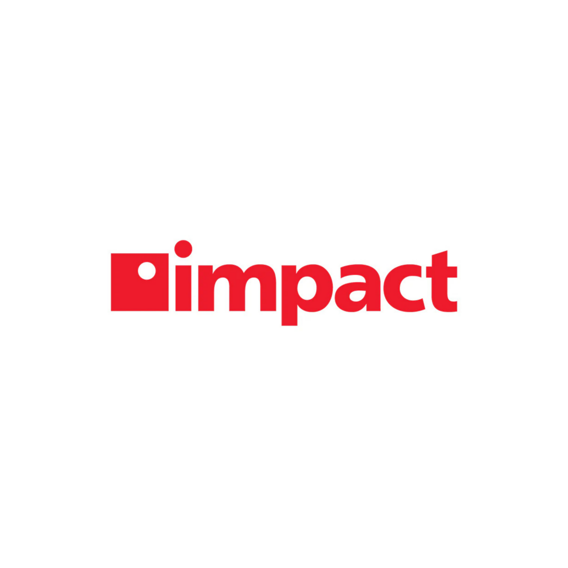 Red Impact logo on a white background