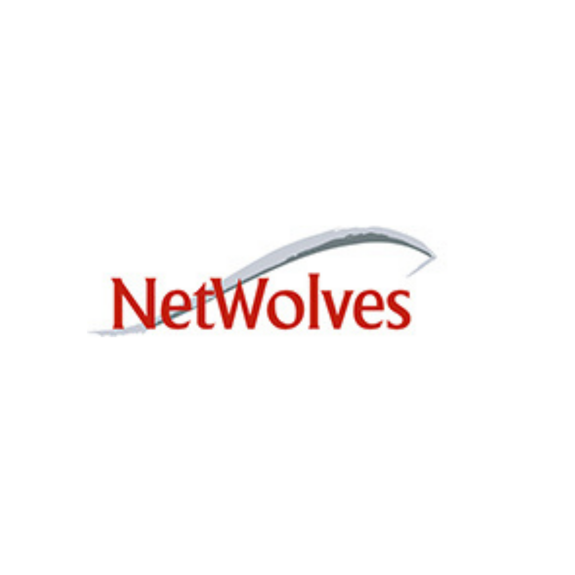 NetWolves logo in red text with a gray swoosh above