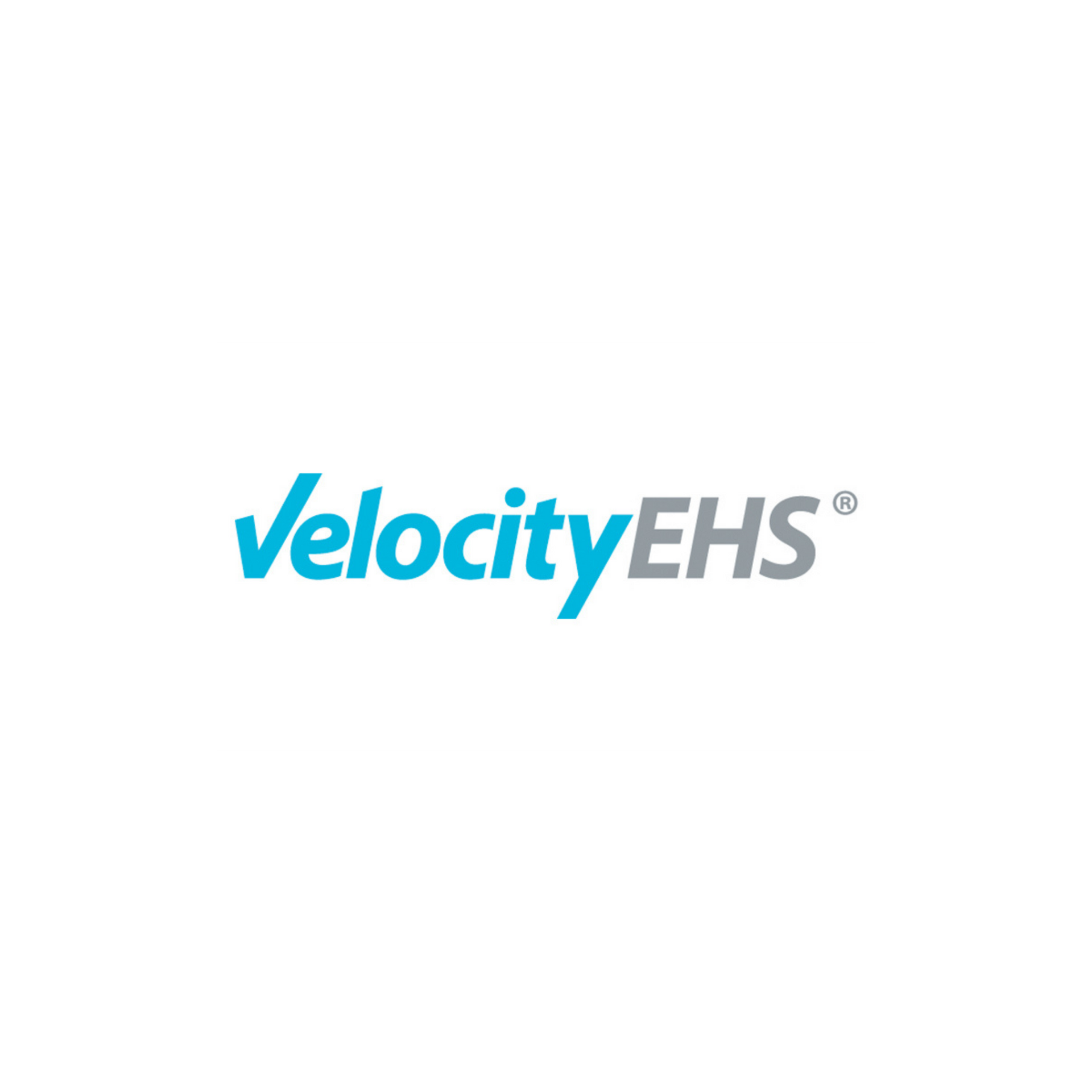 VelocityEHS logo in blue and gray on a white background