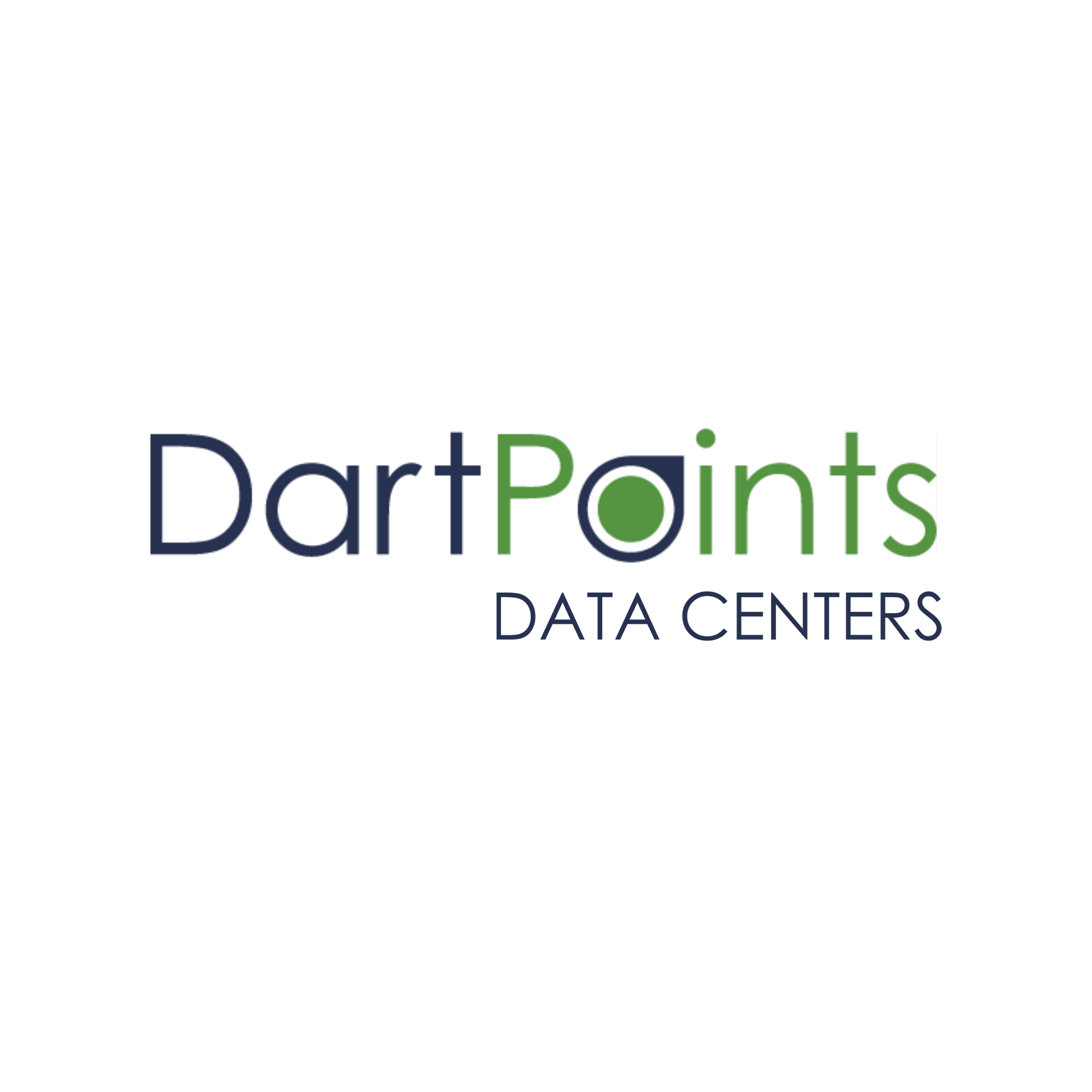 DartPoints Data Centers logo with navy and green text on a white background
