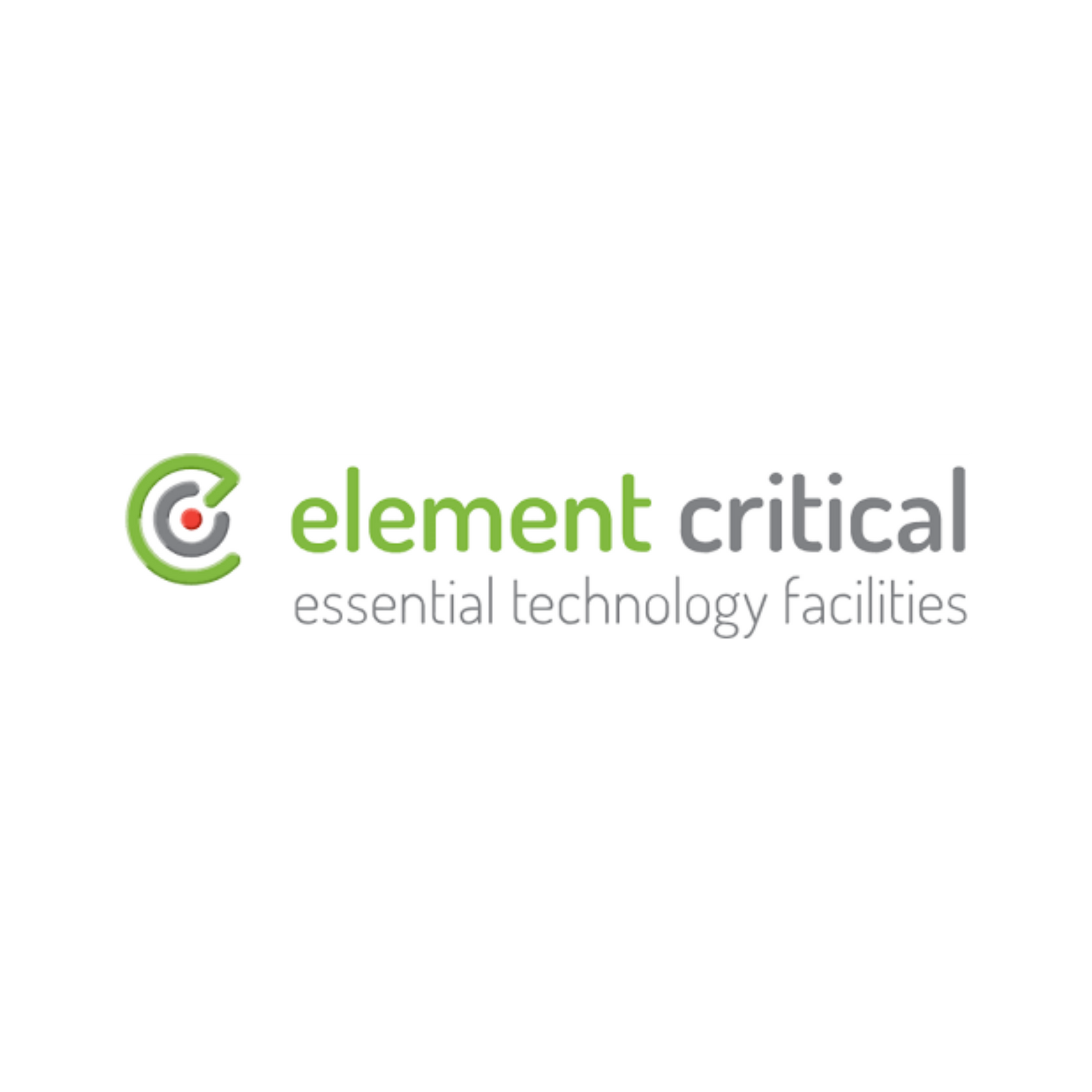 Element Critical logo with green and gray text and tagline “essential technology facilities”
