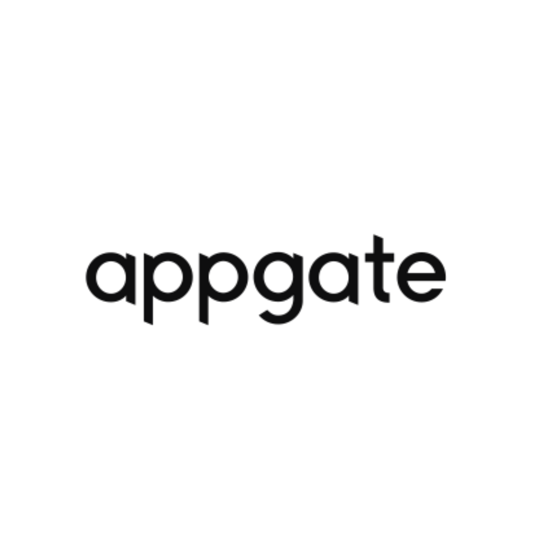 AppGate logo in black lowercase text on a white background