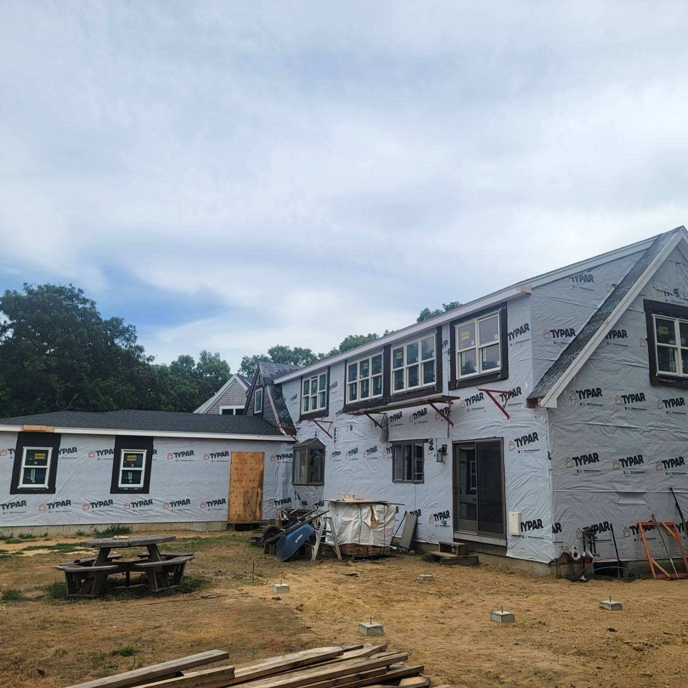 House Installing Sidings — Martha’s Vineyard, MA — Wise Construction