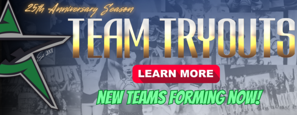 Team tryouts for a 25th Anniversary season. 