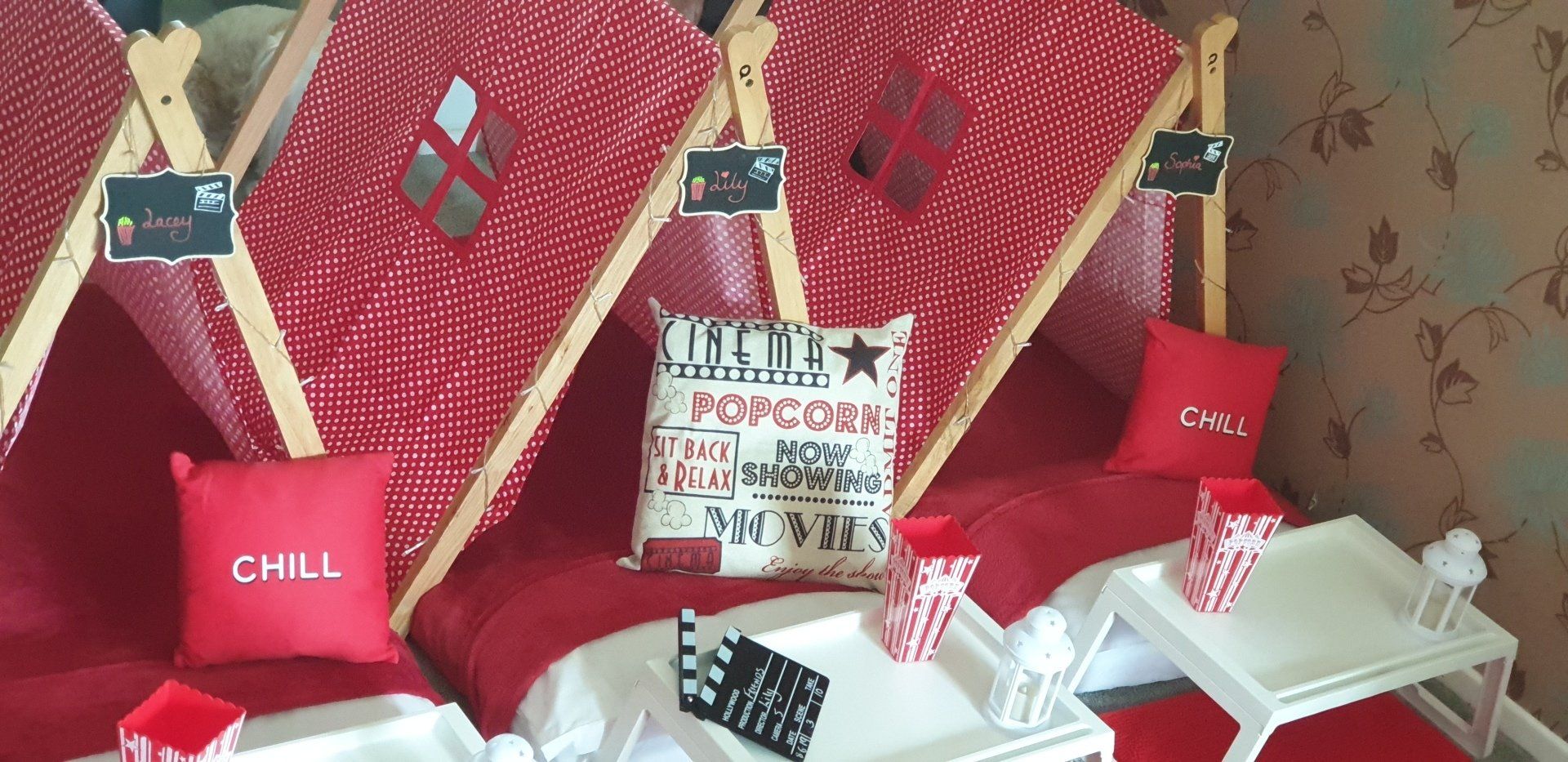 Love and Laugh Movie Night Themed Sleepover Party in Tilehurst, Reading Berkshire