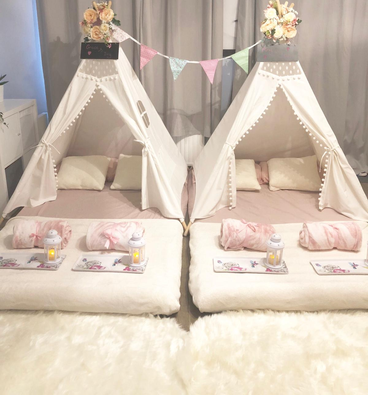 Love and Laugh Parties 2 person adult teepees teepee to hire themed sleepover party Tilehurst Reading Berkshire, Oxfordshire, Hampshire