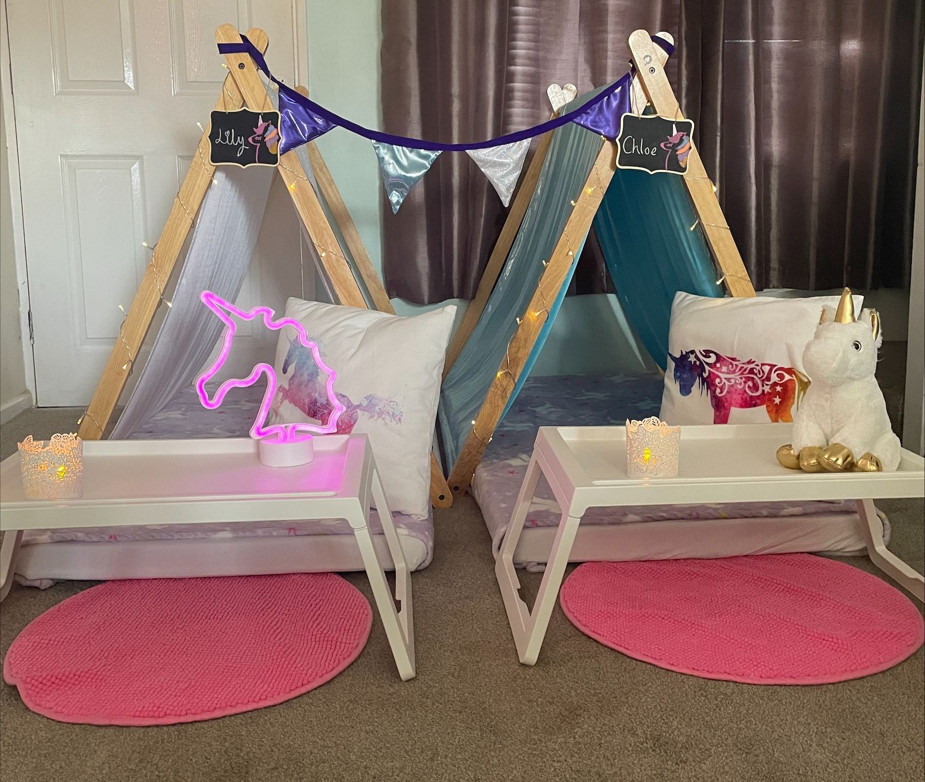 Love and Laugh Parties Unicorn themed sleepover party Reading Berkshire