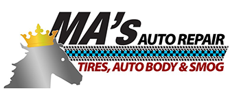 Ma's Auto Repair Tires, Auto Body & Smog Logo | Ma's Auto Body