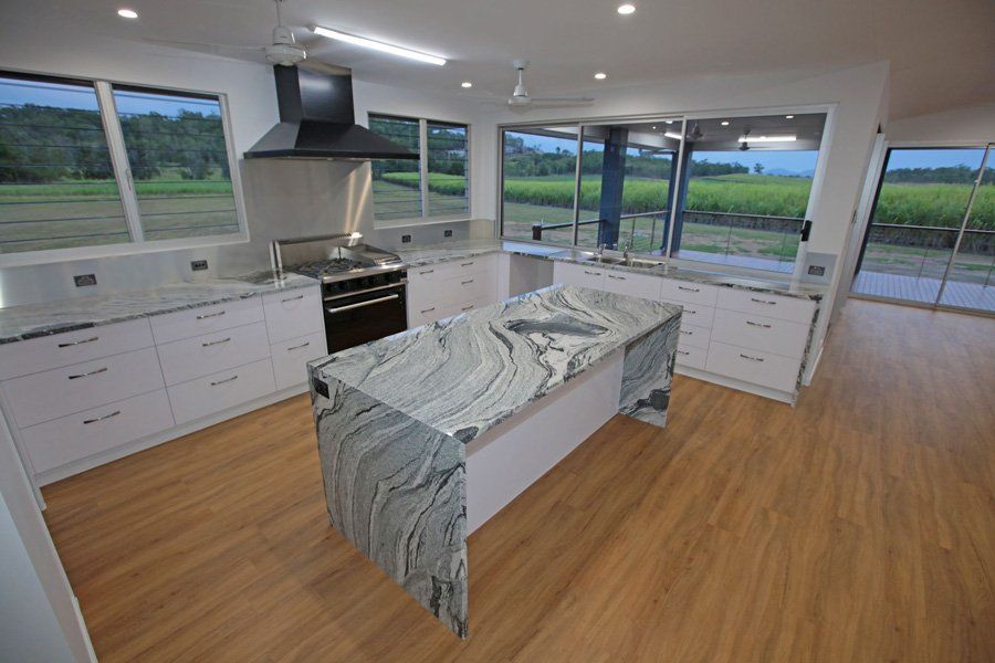 Farm House Countertop— Peto's Constructions In Strathdickie, QLD