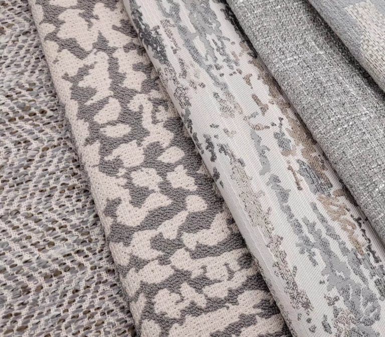 A close up of three pieces of fabric stacked on top of each other.