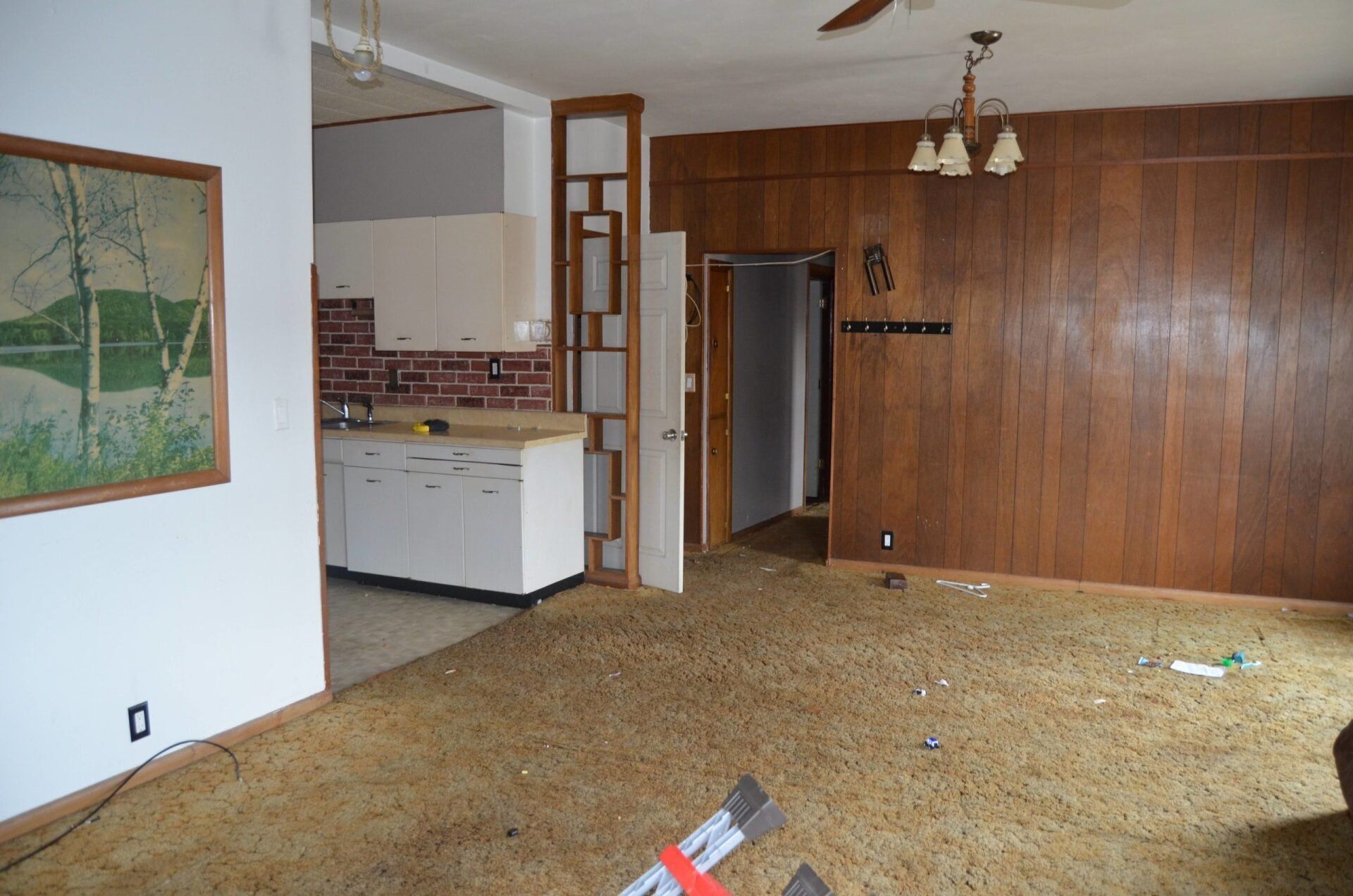 Before Cornerstone Flooring — New Sharon, IA — Lake Painting
