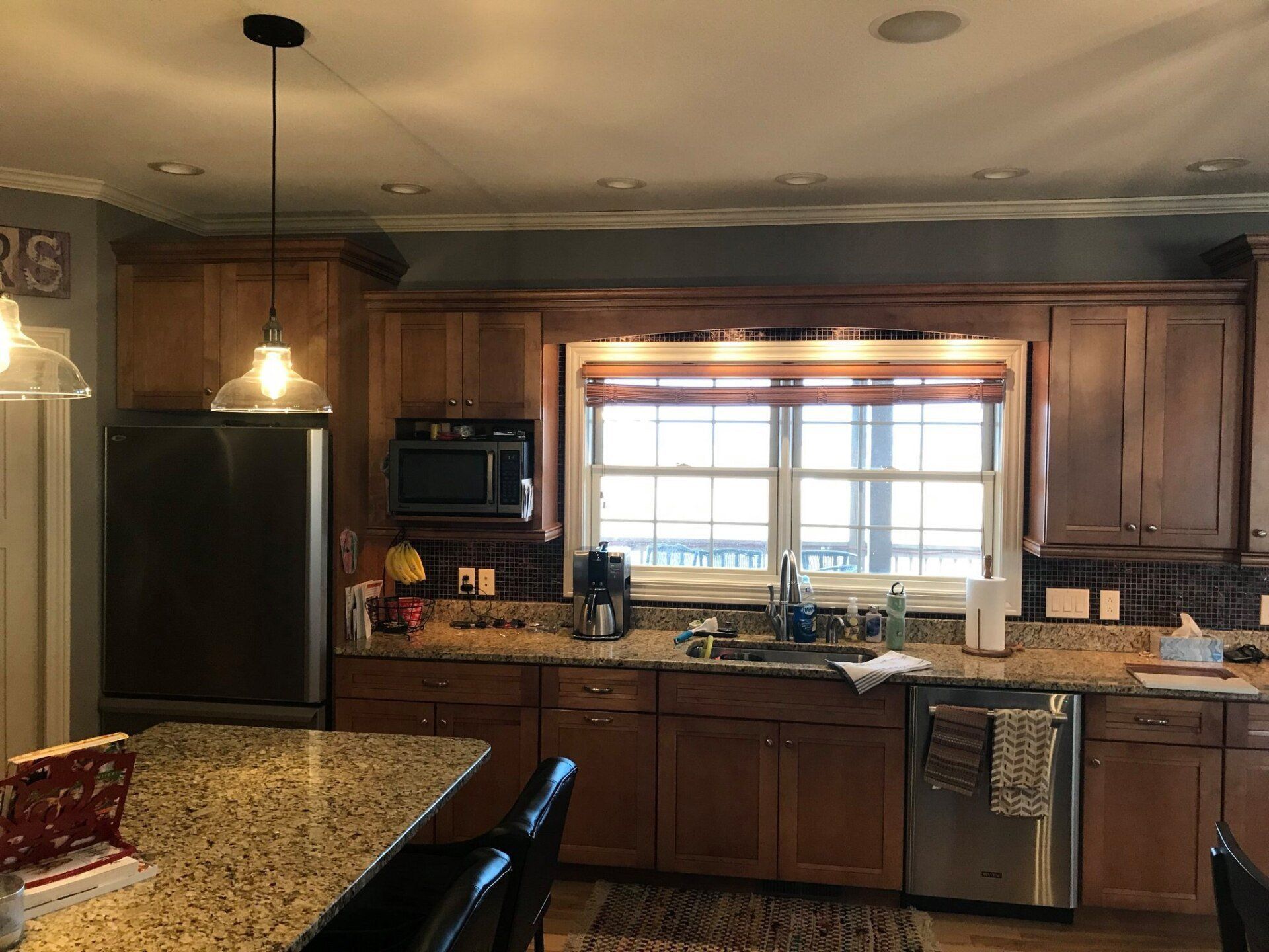 Wooden Kitchen Makeover — New Sharon, IA — Lake Painting