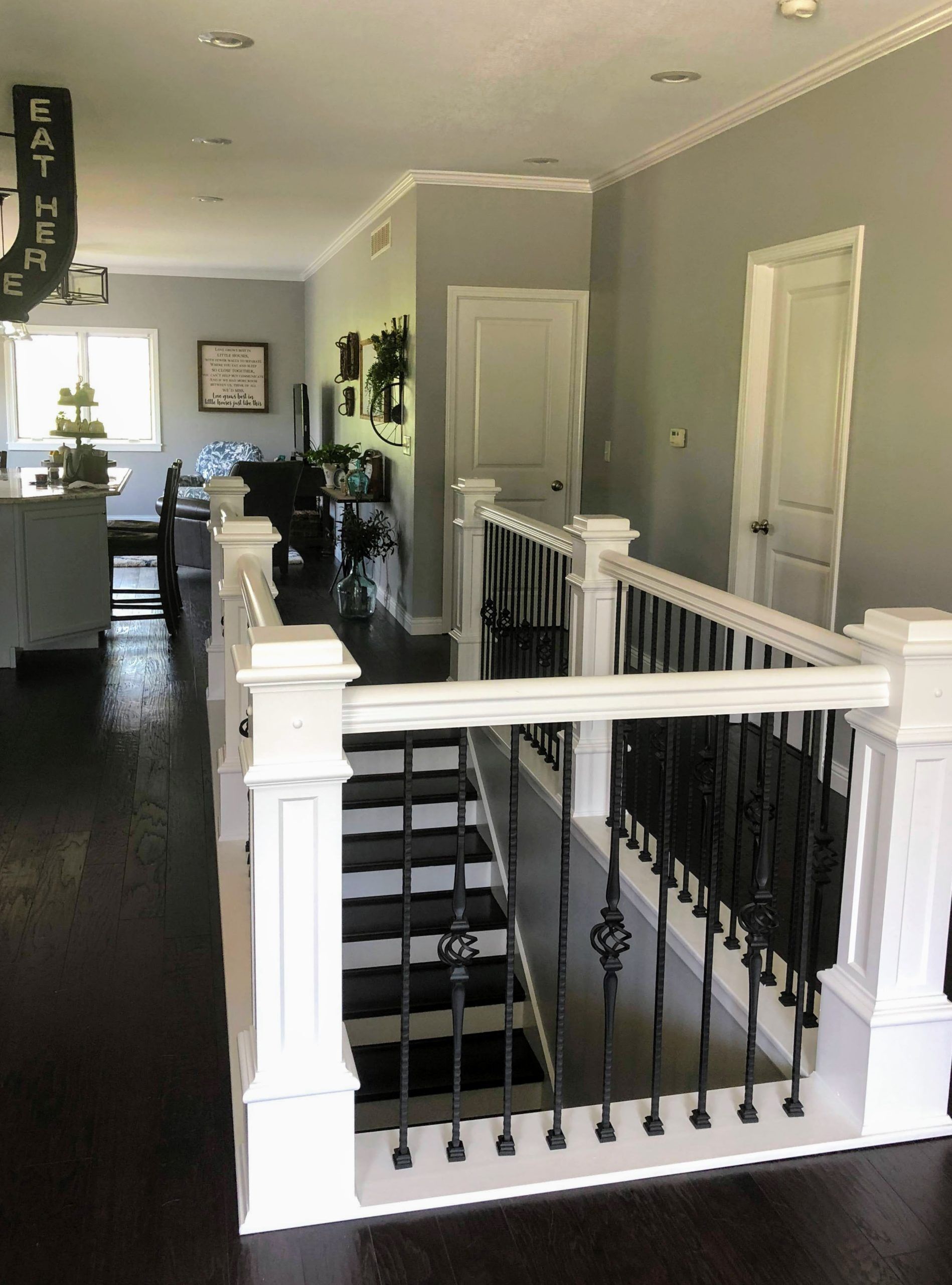 White Staircase — New Sharon, IA — Lake Painting