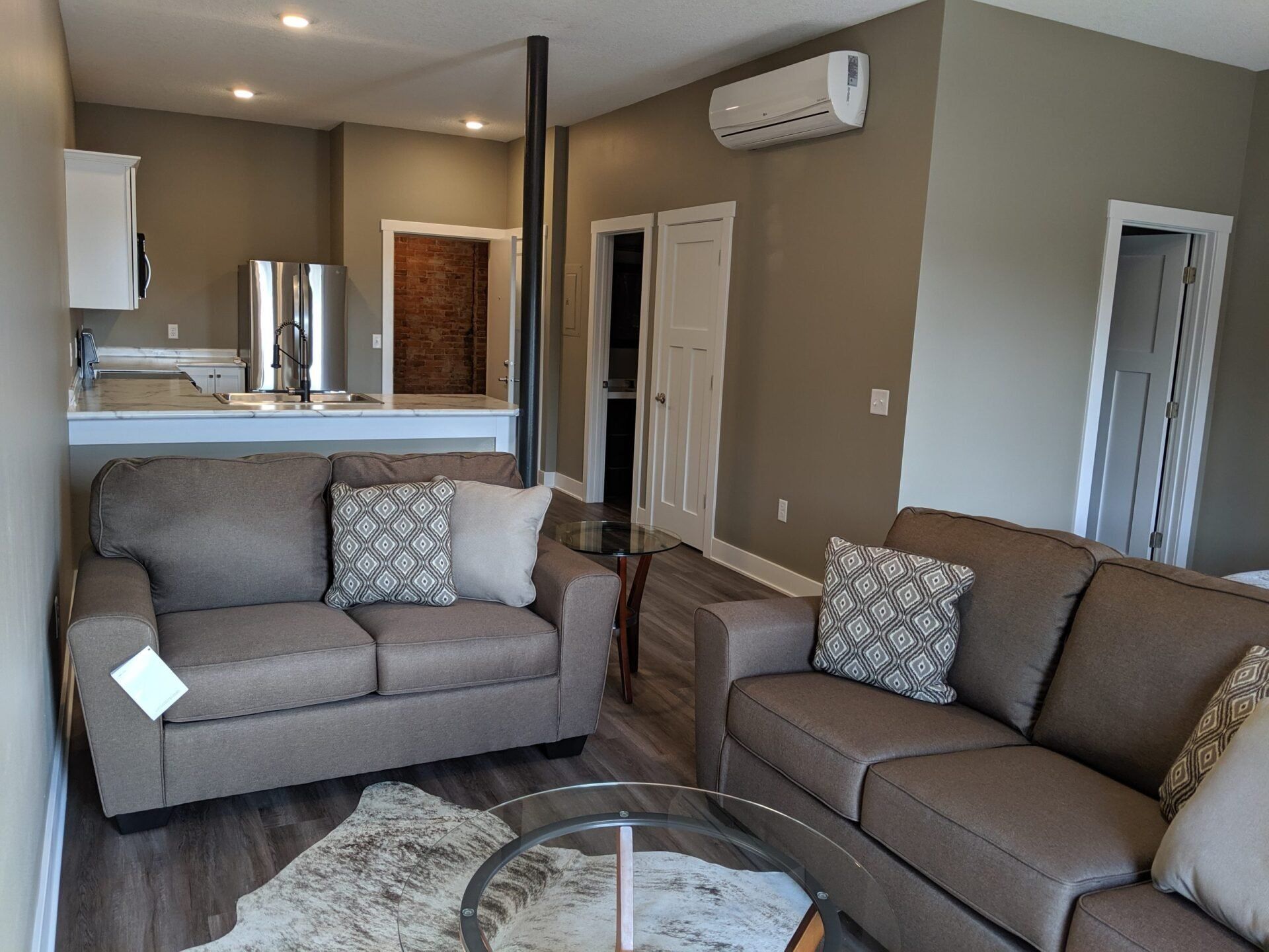 Cornerstone Building Receiving Area — New Sharon, IA — Lake Painting