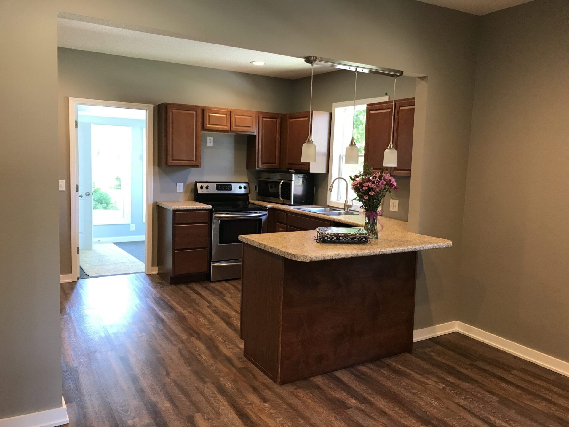 Wooden Kitchen Floors — New Sharon, IA — Lake Painting