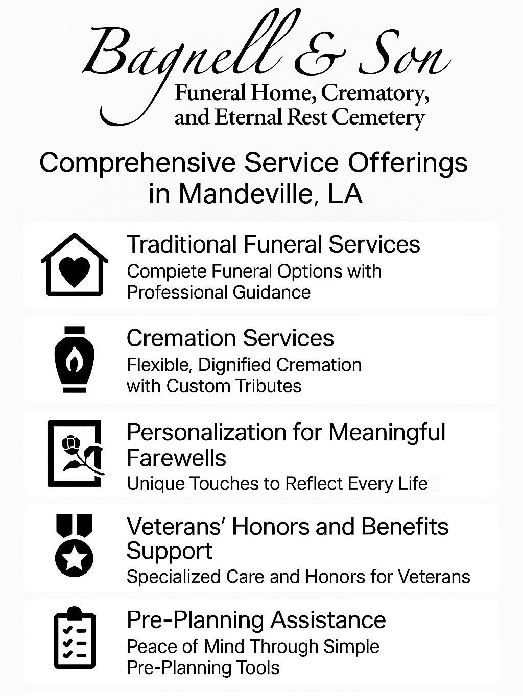 Comprehensive Service Offerings in Mandeville, LA