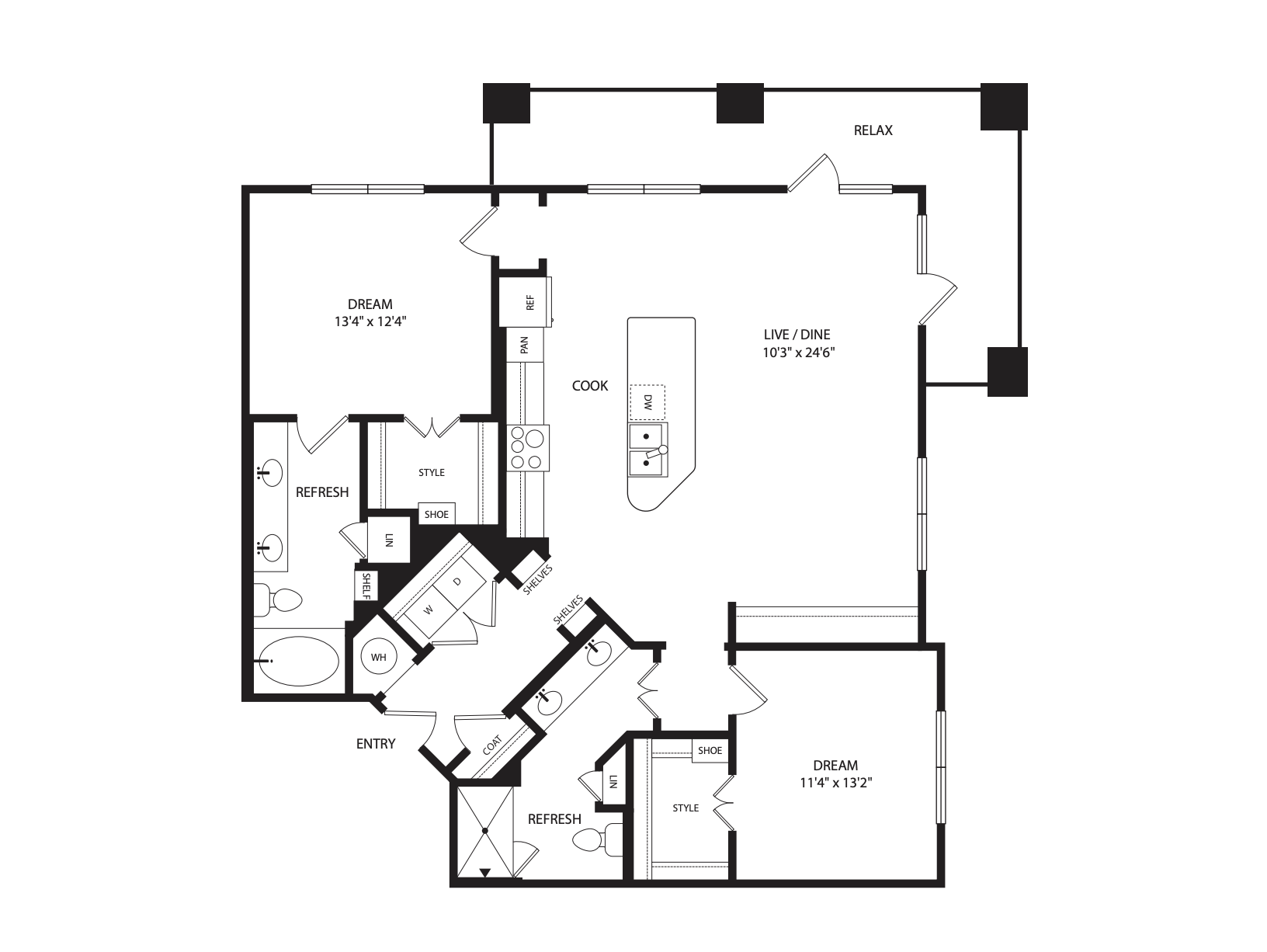 New Terrell Apartments near SE Houston 1, 2 & 3 Bedroom Apartments for Rent at Magnolia Grove