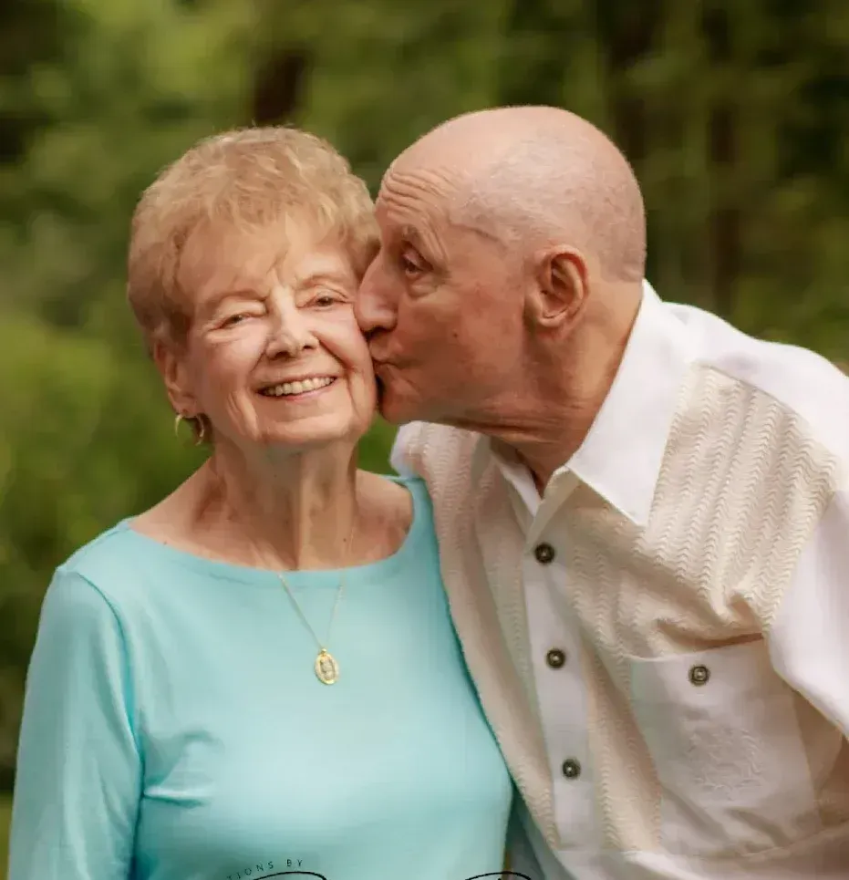 a senior couple photography in Mokena, IL