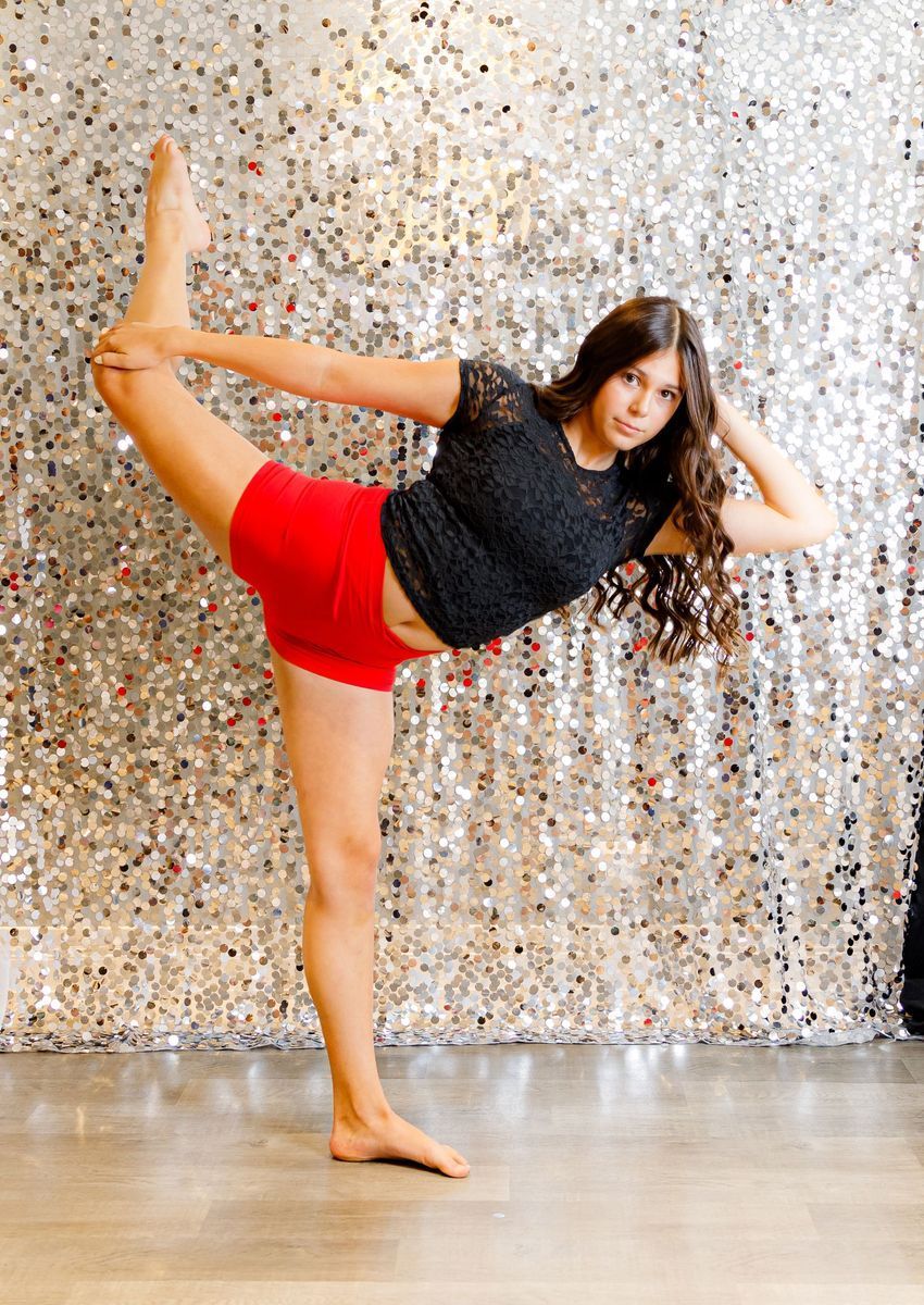 young woman dancing photography in Mokena, IL