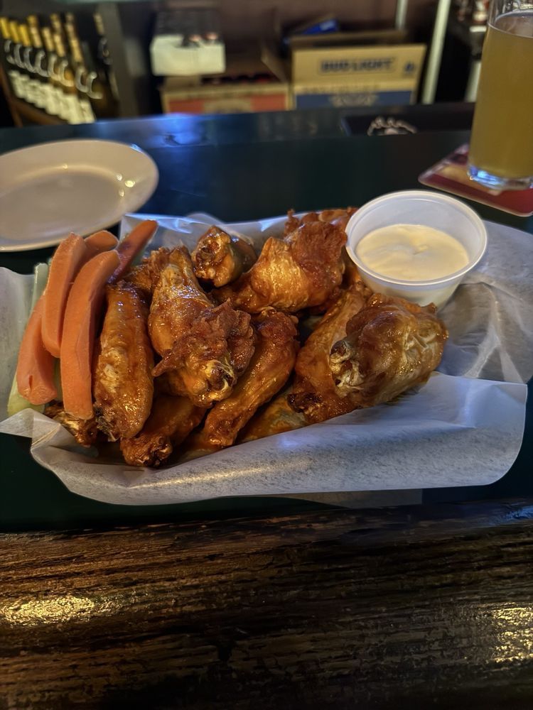 Crispy buffalo wings at The Local Pub Phoenix