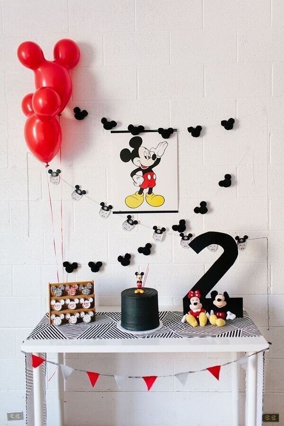 Mickey Mouse Themed Kids Birthday Party Ideas