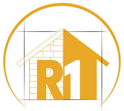 A drawing of a house with the letter r1 on it