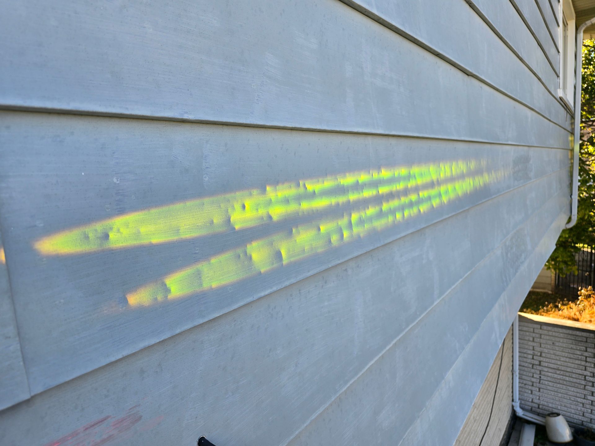 Hail Damage To Aluminum Siding