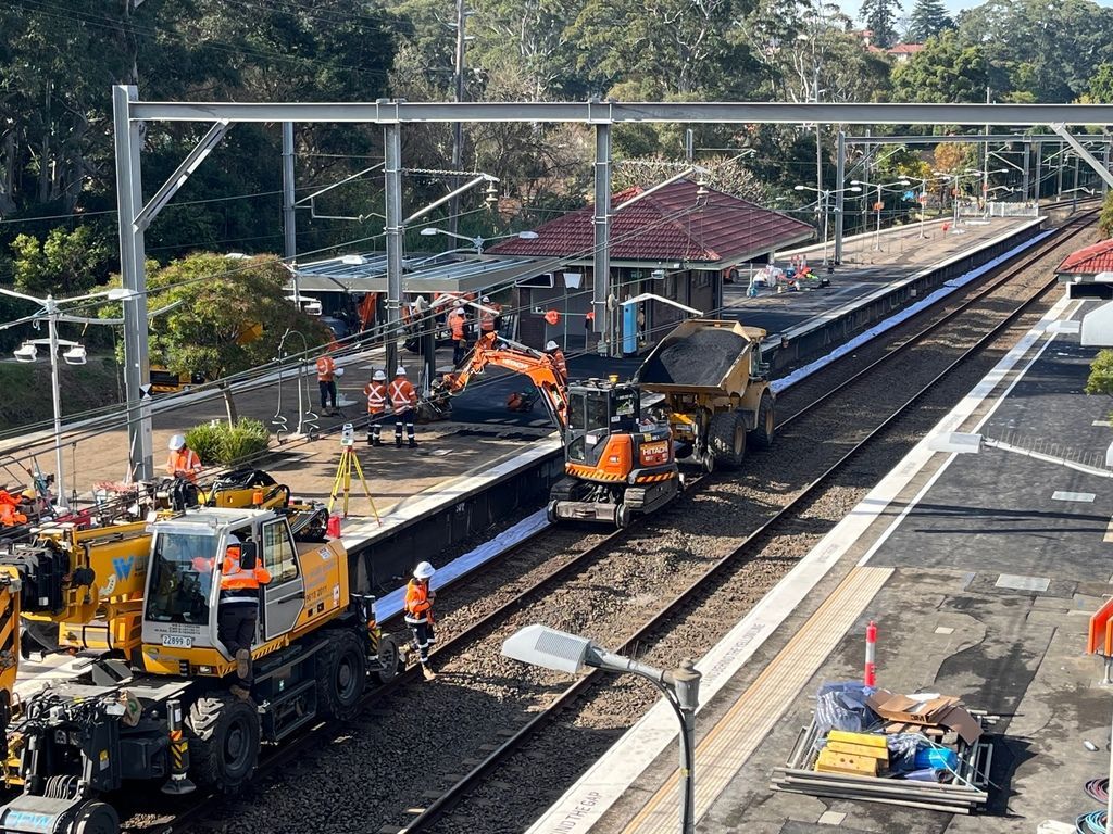 Car park construction project in NSW