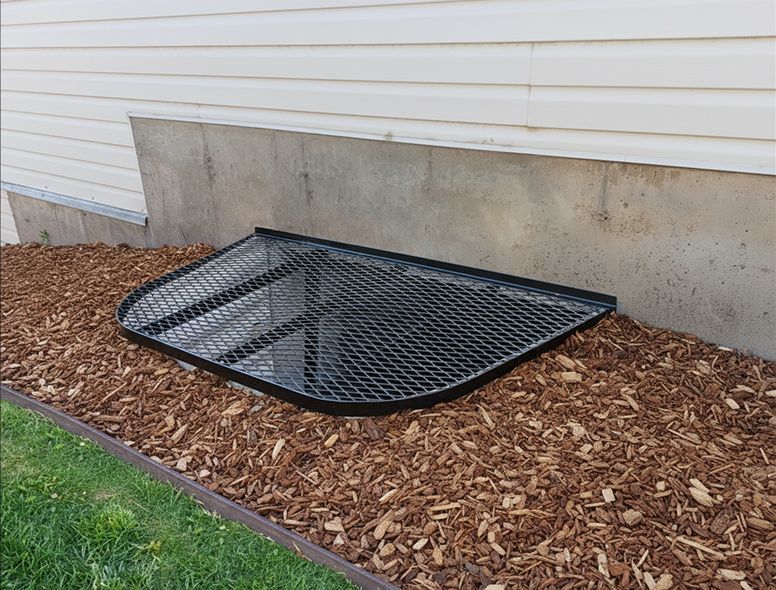 steel grate window well covers