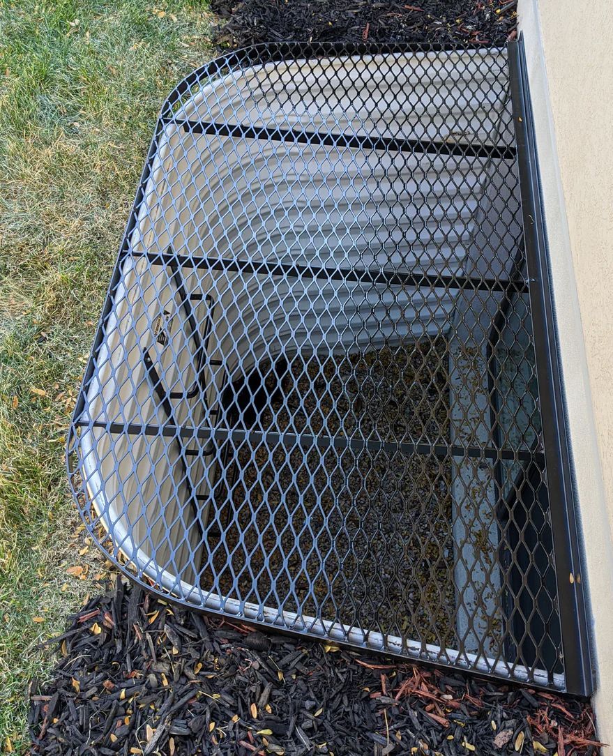 steel grate window well covers