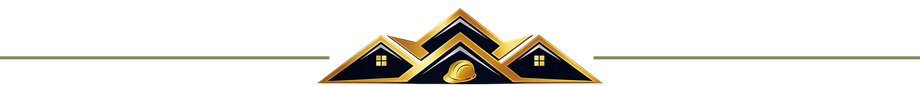 Gold-and-black decorative geometric border centered on a white background