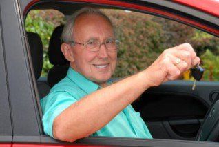 Senior Holding Car Keys — Private Driving Lessons in Mamaroneck, NY