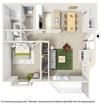 An aerial view of a floor plan of a house