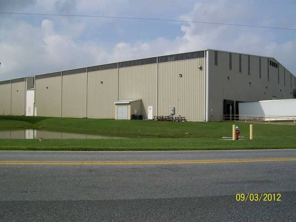Steel Shop — Large White Warehouse in Seaford, DE