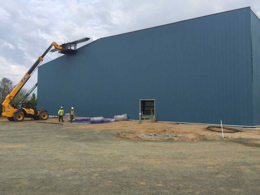 Building Satisfaction — Warehouse Under Construction in Seaford, DE