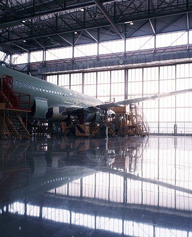 Metal Building — Aircraft Assembly Line in Seaford, DE