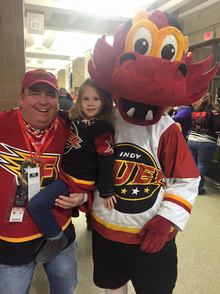 Kid And A Mascot — Sharpsville, IN — Bridge Landscaping