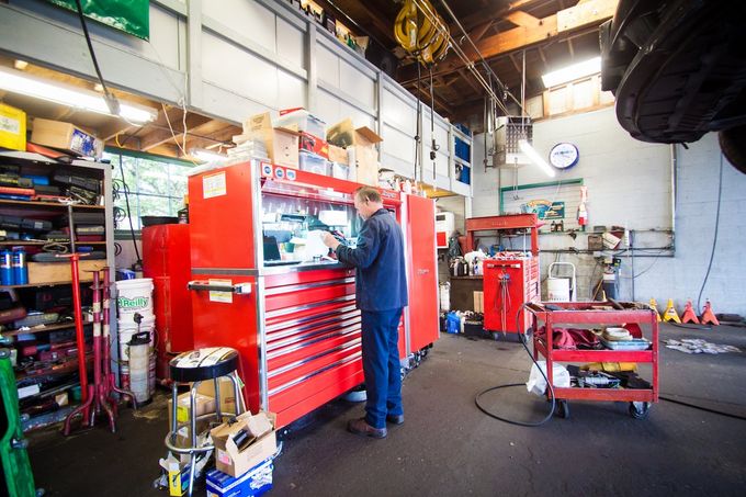 The inside of our Tacoma Auto Repair Shop