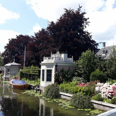 A historical teahouse in Edam a famous cheese and fishing village near Amsterdam