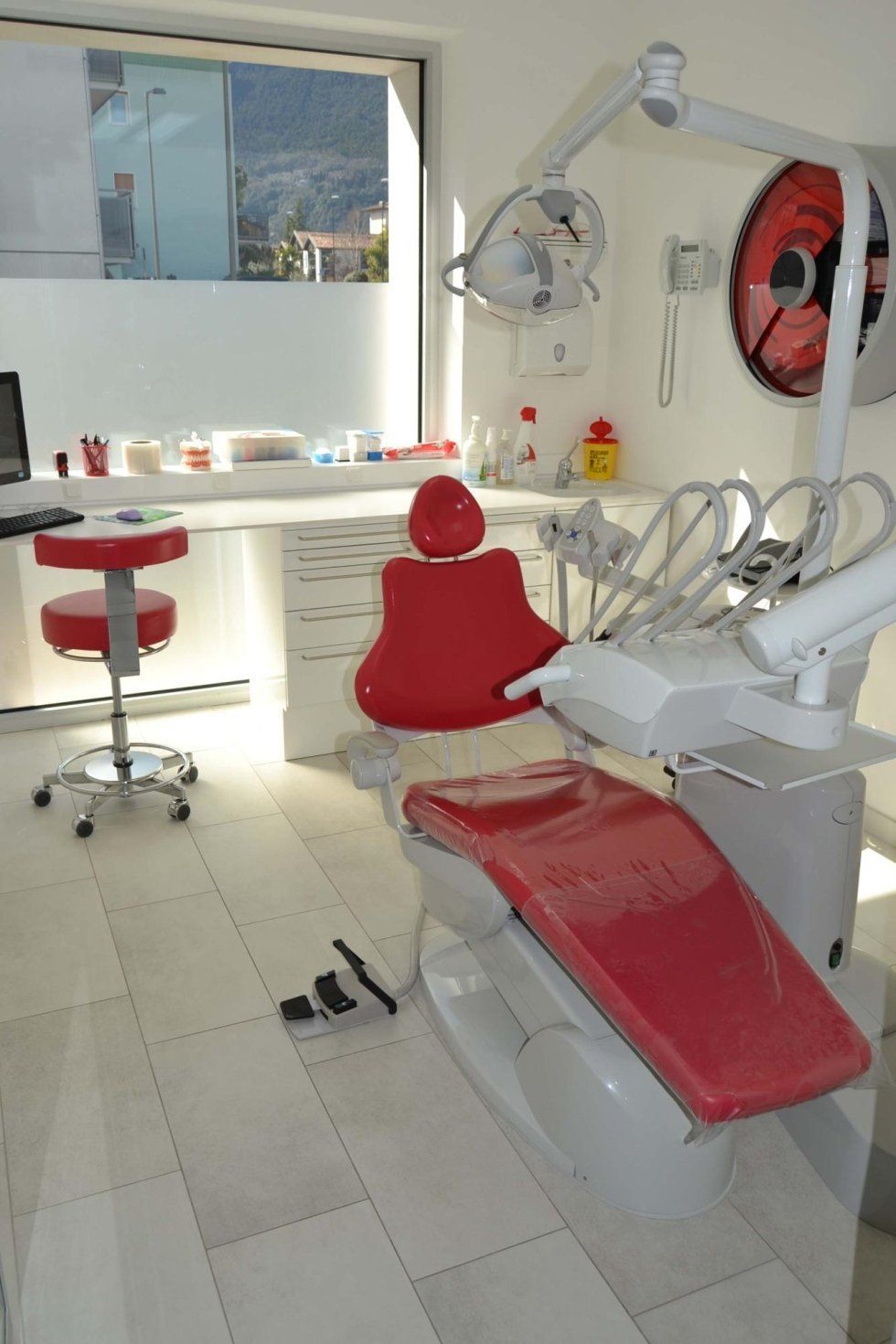 Interno sala dentista